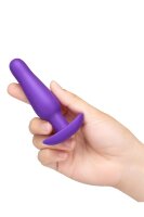 B-Vibe Rookie Anfänger Silikon Analplug Lila