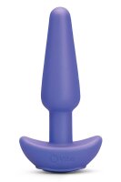 B-Vibe Shake Slimline vibrierender Silikon Analplug Blau
