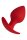 Forto F-63 Rattler Spade Plug Small Red