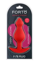 Forto F-78 Pointee Plug Large Red