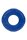 Forto F-33 C-Ring Large Blau Ø 2,5 cm