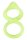 Forto F-88 Double Ring Gelb Glow in the Dark Ø 3,7 cm