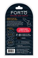 Forto F-81 Double Ring Black Ø 1.8 cm