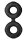 Forto F-81 Double Ring Black Ø 1.8 cm