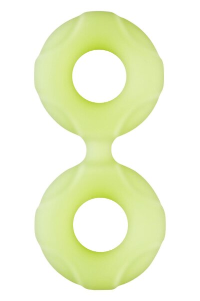 Forto F-81 Double Ring Yellow Glow in the Dark Ø 1.8 cm