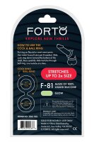 Forto F-81 Double Ring Yellow Glow in the Dark Ø 1.8 cm