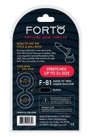 Forto F-81 Double Ring Black Ø 2.1 cm