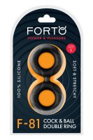 Forto F-81 Double Ring Schwarz