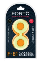 Forto F-81 Double Ring Yellow Glow in the Dark