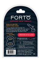 Forto F-22 D Ring Large Schwarz