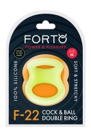 Forto F-22 D Ring Medium White Glow in the Dark