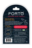 Forto F-22 D Ring Medium White Glow in the Dark