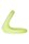 Forto F-22 D Ring Large White Glow in the Dark