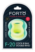 Forto F-20 Ball Stretcher Small Weiß Glow in the Dark
