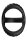 Forto F-59 Tri Cock And Ball Ring Black