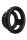 Forto Tiered Cock And Ball Ring Black