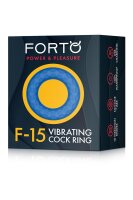 Forto F-15 Vibrating Cockring Blau