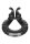 Forto F-24 Textured Vibrating Cockring Schwarz