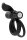 Forto Pointer Vibrating Penis Ring Black