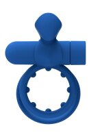 Forto Pointer Vibrating Penis Ring Blue