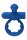 Forto Pointer Vibrierender Penisring Blau