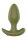 Forto Vibrating Anal Plug Green