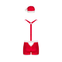 Obsessive Mr Claus costume red S/M