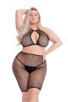 Sunset Glow Bike Short Set Black Queensize