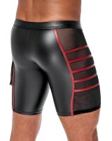 Mens Shorts Black/Red L
