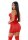 Forplay Sheer Intimacy Mesh Kleid Set rot L