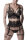 GREY VELVET 3-pcs set (Top, thong, suspender belt) XXL