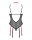 Obsessive Glandez Body mit Ouvert String schwarz M/L