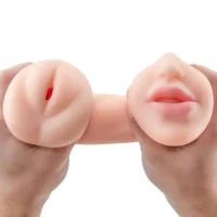 Motsutoys XTC Sujiman Realistic Masturbator Mouth & Vagina 0,47 Kg Beige