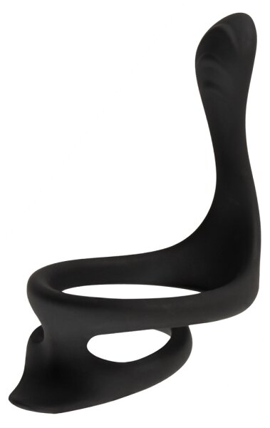 Erecto Cock & Ball Ring Black Ø 4 cm