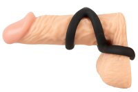 Erecto Triple Penis Ring Black Ø 2.6-3.1 cm