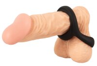 Erecto Penis and Testicle Ring Black Ø 2.1 cm