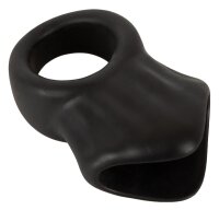 Erecto Penis Ring with Ball Stretcher Black Ø...