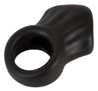 Erecto Penisring mit Hodenstretcher Schwarz Ø 2,6-3 cm