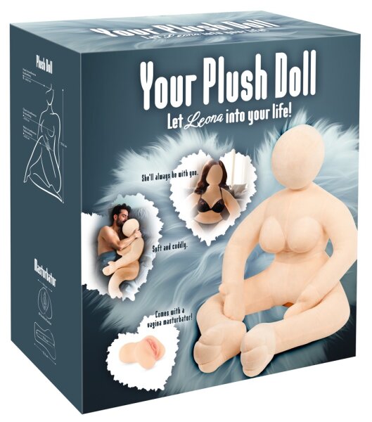 You2Toys Liebespuppe mit einsetzbarem Vagina Masturbator Beige 2,6 kg