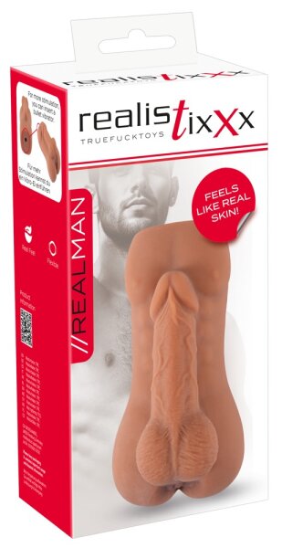 You2Toys RealMan Anus Masturbator mit Penis Braun
