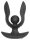 ANOS RC Inflatable Expander Plug with Vibration Black Ø 4.3 cm