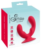 You2Toys Double Vibrator with Suction Base Red