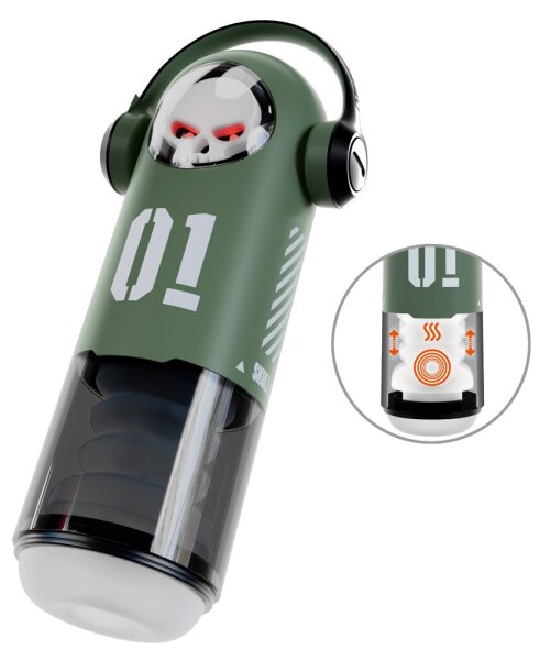 You2Toys Skull Masturbator with Heating Function Multicolour