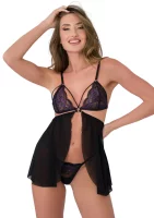 Daring Intimates Lace Embrace Babydoll 2-teiliges Set...