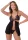 Daring Intimates Lace Embrace Babydoll 2-Piece Set Black Purple S-M