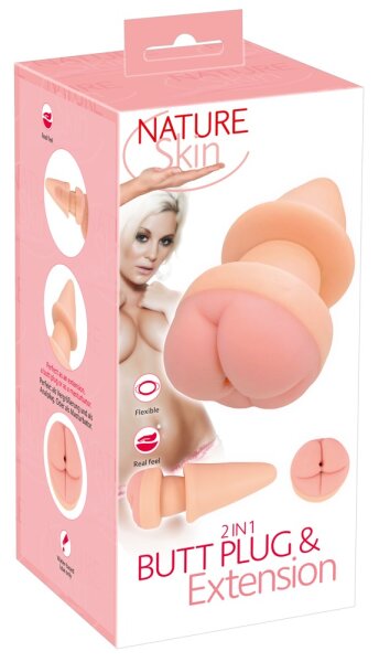 You2Toys Nature Skin 2in1 Butt Plug & Extension