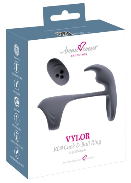 beau cœur Vibrating Penis Sleeve with Clitoral Stimulator