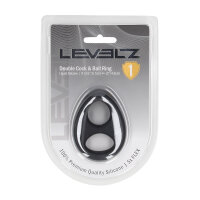 Levelz Double Liquid Silicone Cock and Ball Ring