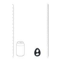 Levelz Double Liquid Silicone Cock and Ball Ring