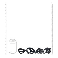 Levelz Silikon Penis- und Hodenring Set Schwarz